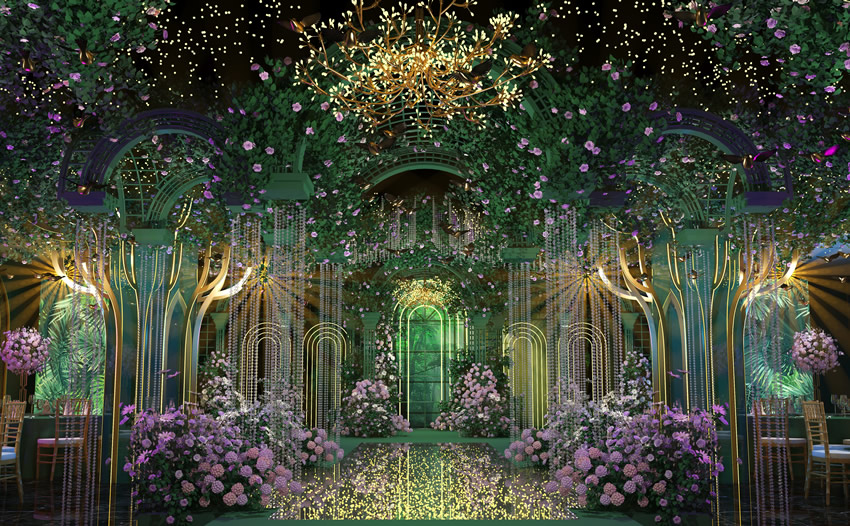 兰陵奇妙森林婚礼堂效果展示