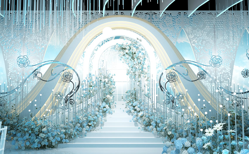 兰陵釡香烙馍村水晶厅效果展示